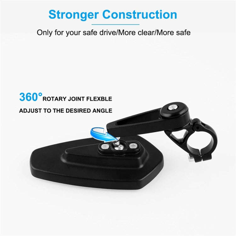 Universal 7 / 8 inch 22mm Modified Motorcycle Side Rearview Mirror, 7 / 8 inch 22mm (Blue), 7 / 8...