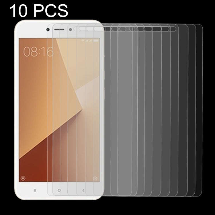 10 PCS for Xiaomi Redmi Note 5A 0.26mm 9H Surface Hardness 2.5D Explosion-proof Non-full Screen T...