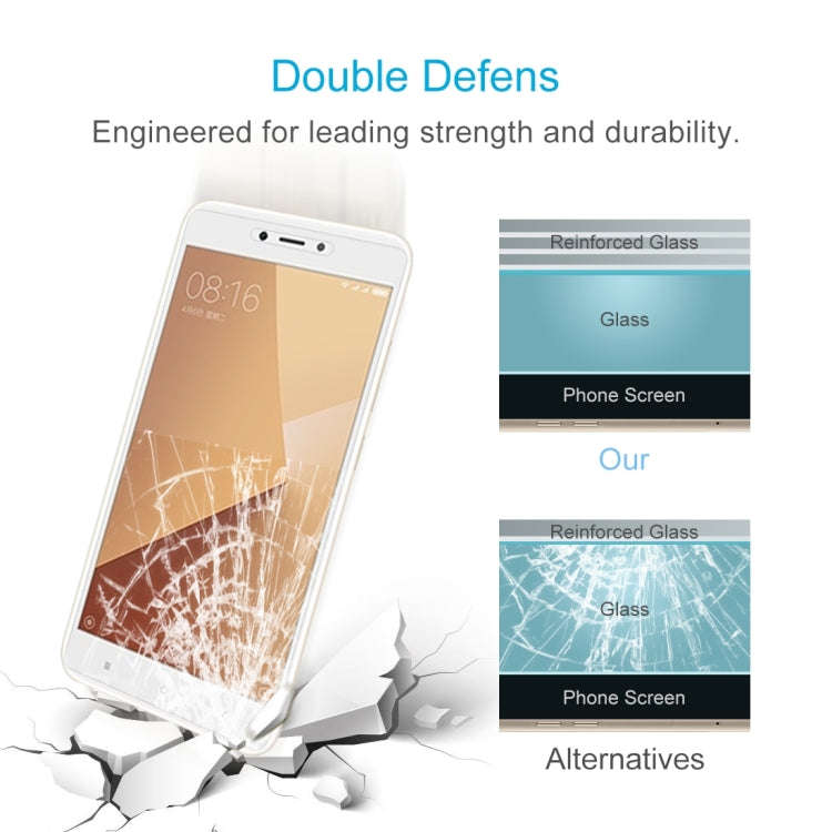 10 PCS for Xiaomi Redmi Note 5A 0.26mm 9H Surface Hardness 2.5D Explosion-proof Non-full Screen T...