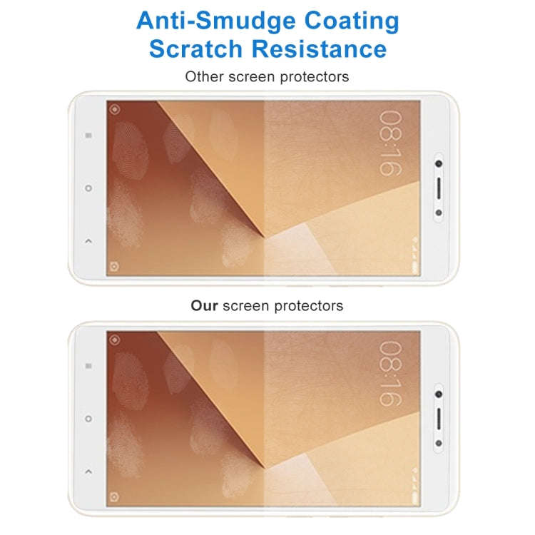 10 PCS for Xiaomi Redmi Note 5A 0.26mm 9H Surface Hardness 2.5D Explosion-proof Non-full Screen T...