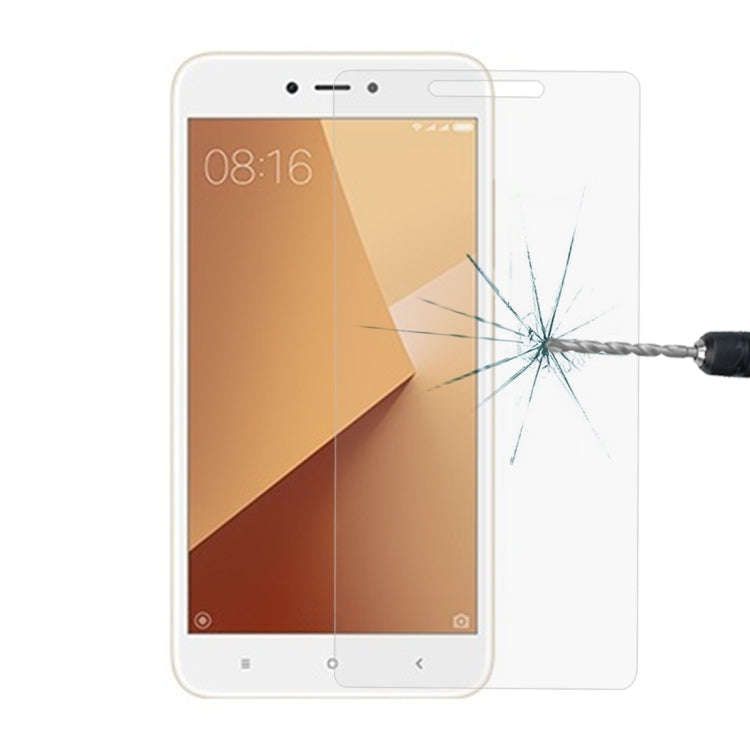 For Xiaomi Redmi Note 5A 0.26mm 9H Surface Hardness 2.5D Explosion-proof Non-full Screen Tempered...