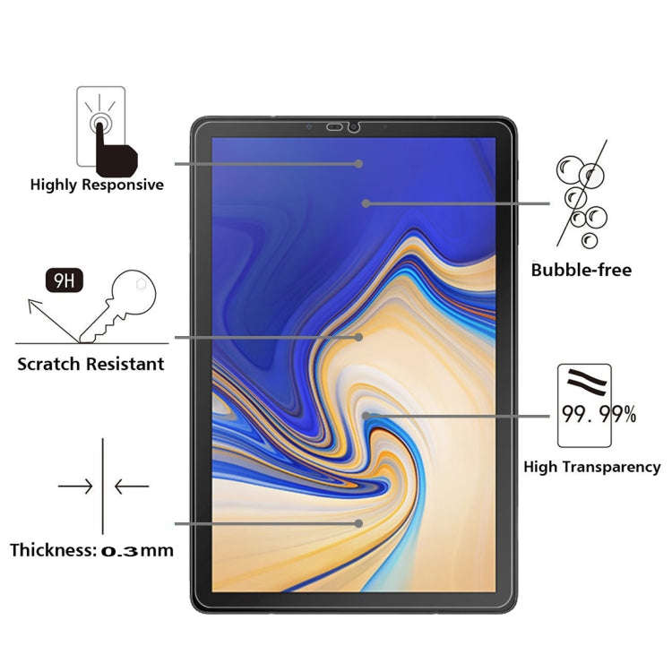 0.26mm 9H Surface Hardness Explosion-proof Tempered Glass Film for Galaxy Tab S4 10.5, For Tab S4...