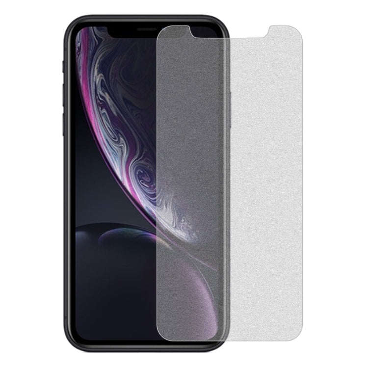 For iPhone XR / iPhone 11 50pcs Matte Frosted Tempered Glass Film, No Retail Package, For iPhone ...