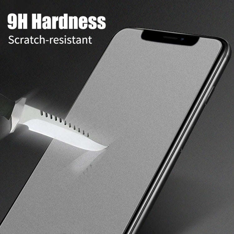 For iPhone XR / iPhone 11 50pcs Matte Frosted Tempered Glass Film, No Retail Package, For iPhone ...
