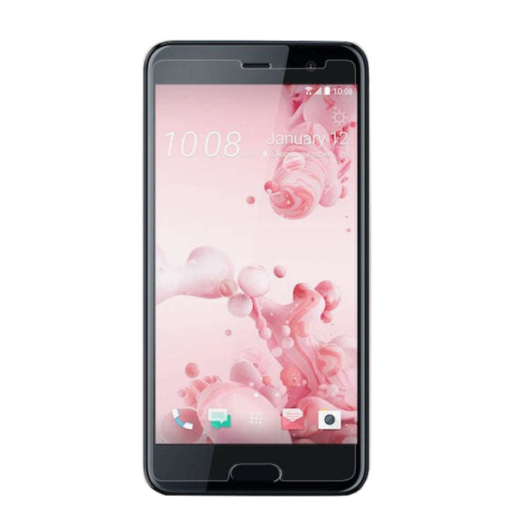 For HTC U Ultra 0.26mm 9H Surface Hardness Explosion-proof Non-full Screen Tempered Glass Screen ...