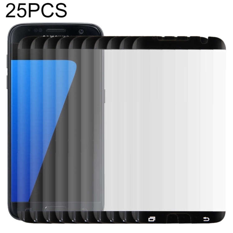 25 PCS For Galaxy S7 Edge / G935 0.26mm 9H Surface Hardness Curved Surface Non-full Screen Temper...