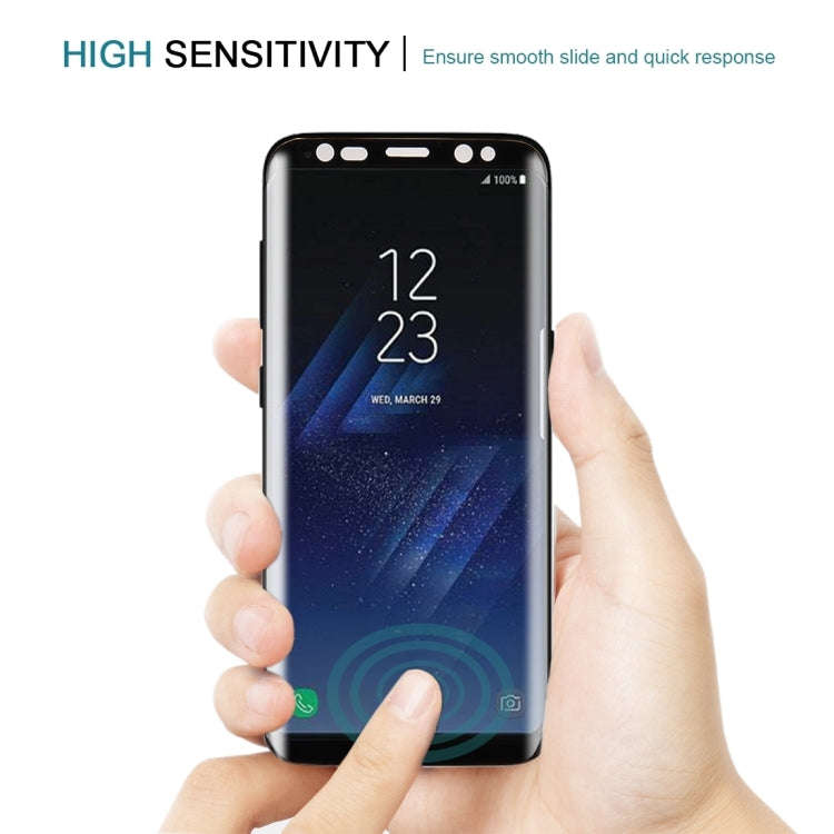 25 PCS For S8 / G950 0.26mm 9H surface hardness 3D curved screen full-screen tempered glass scree...