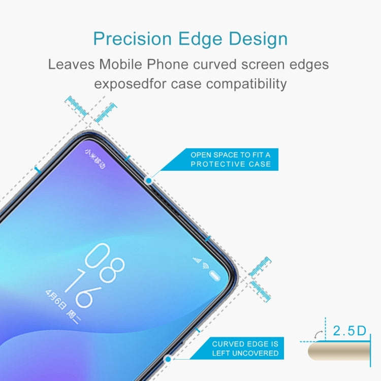 0.26mm 9H 2.5D Tempered Glass Film for Xiaomi Redmi K20 / K20 Pro / K20 Pro Premium / Mi 9T, For ...