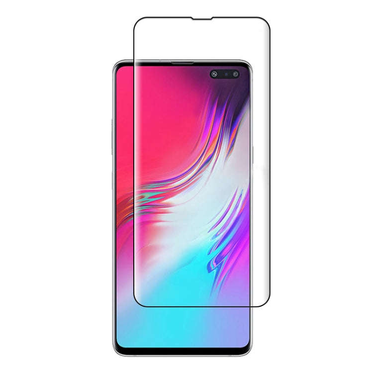 For Galaxy S10 5G  0.3mm 9H Surface Hardness 3D Curved Edge Glue Curved Full Screen Tempered Glas...