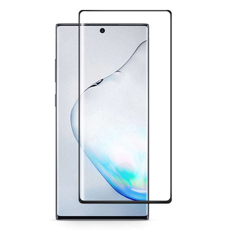 For Galaxy Note 10 3D Curved Edge Glue Curved Full Screen Tempered Glass Film, Fingerprint Unlock...