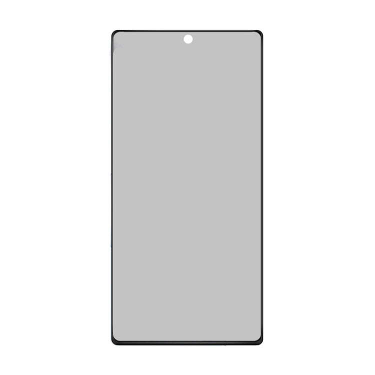 For Galaxy Note 10  0.3mm 9H Surface Hardness 3D Privacy Curved Edge Glue Curved Full Screen Temp...