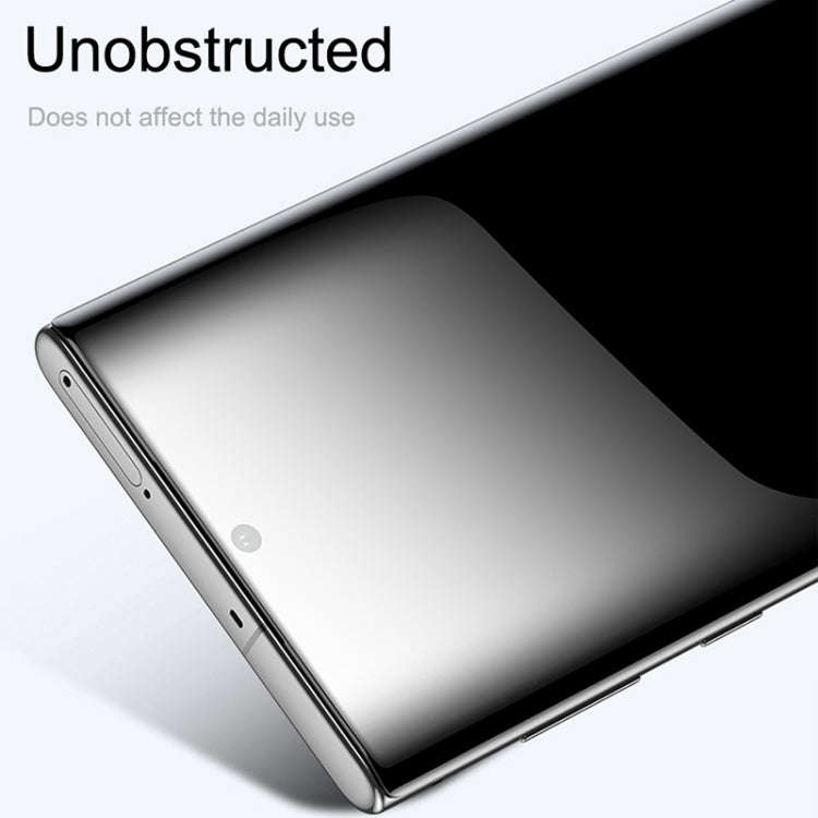 For Galaxy Note 10  0.3mm 9H Surface Hardness 3D Privacy Curved Edge Glue Curved Full Screen Temp...