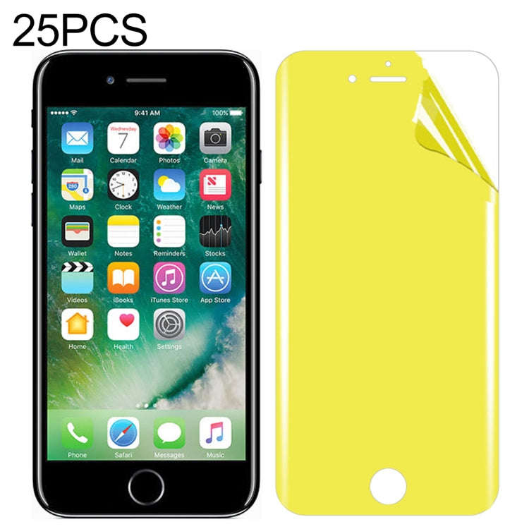 25 PCS For iPhone SE 2020 / 8 / 7 Soft TPU Full Coverage Front Screen Protector, For iPhone 7 / 8...