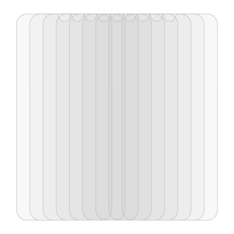 10 PCS 2.5D Non-Full Screen Tempered Glass Film for Galaxy A40, For Galaxy A40 (10 PCS)