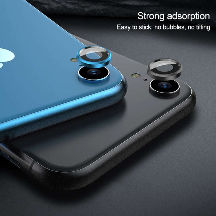 For iPhone XR Titanium Alloy Metal Camera Lens Protector Tempered Glass Film, For iPhone XR (1 PC)