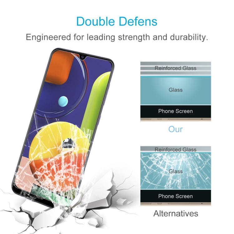 For Galaxy A50s 2.5D Non-Full Screen Tempered Glass Film, For Galaxy A50s (1 PC)