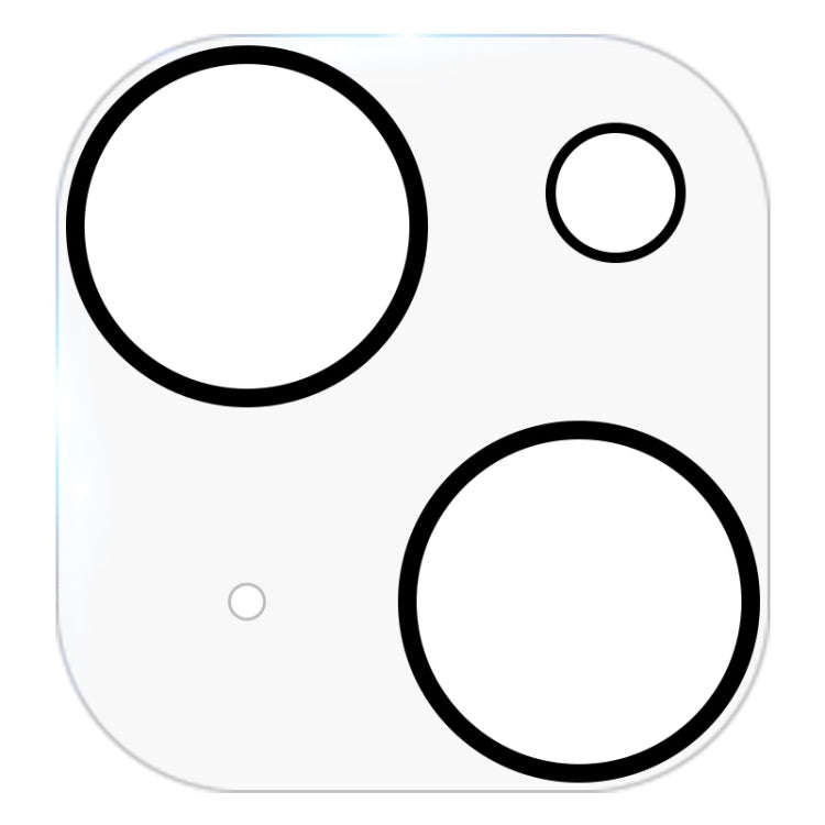For iPhone 13 mini 50pcs HD Anti-glare Rear Camera Lens Protector Tempered Glass Film, For iPhone...
