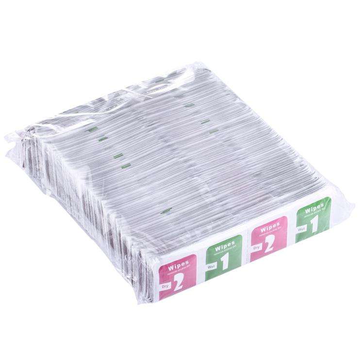 300pcs Dry-Wet Wipes Screen Protectors Accessories Alcohol for Pad Mobile Phone Watch Screen Clea...