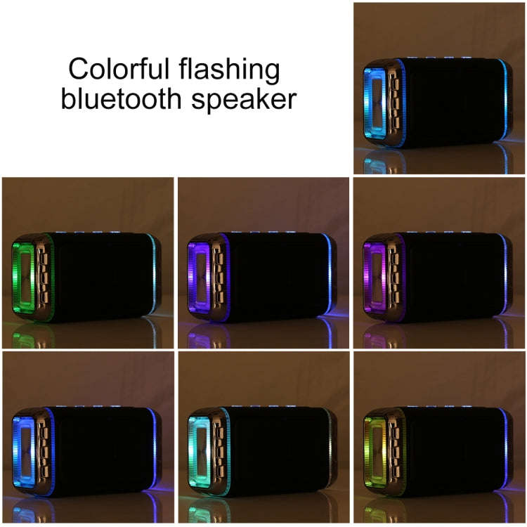 LN-22 DC 5V Portable Wireless Speaker with Hands-free Calling & Dual Colorful LED Light, Support ...