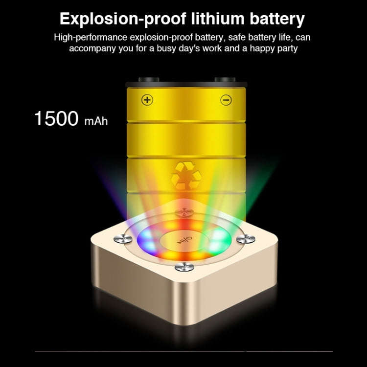 A9 Portable Bluetooth Stereo Speaker with Built-in MIC & Light, Support Hands-free Calls & TF Car...