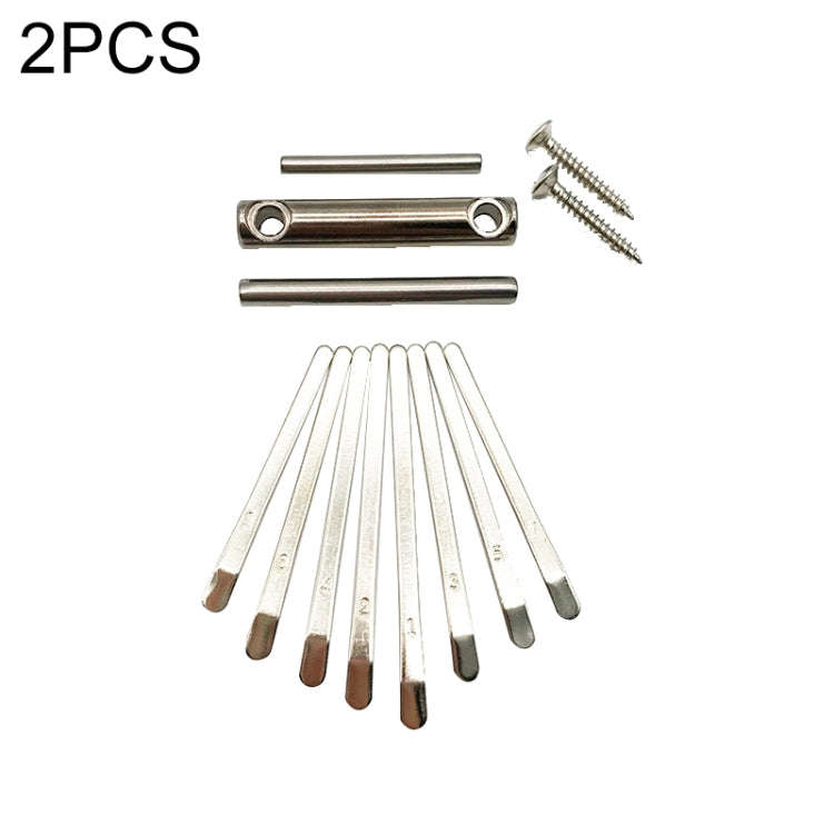 2 PCS 8 Tone Thumb Piano Keys Kalimba Pick Accessories Kit, 2 PCS 8 Tone