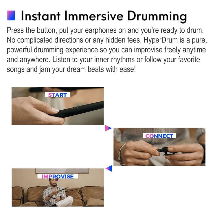 Hyperdrum Somatosensory Virtual Drum Kit Smart Portable Musical Instrument, Hyperdrum Somatosenso...
