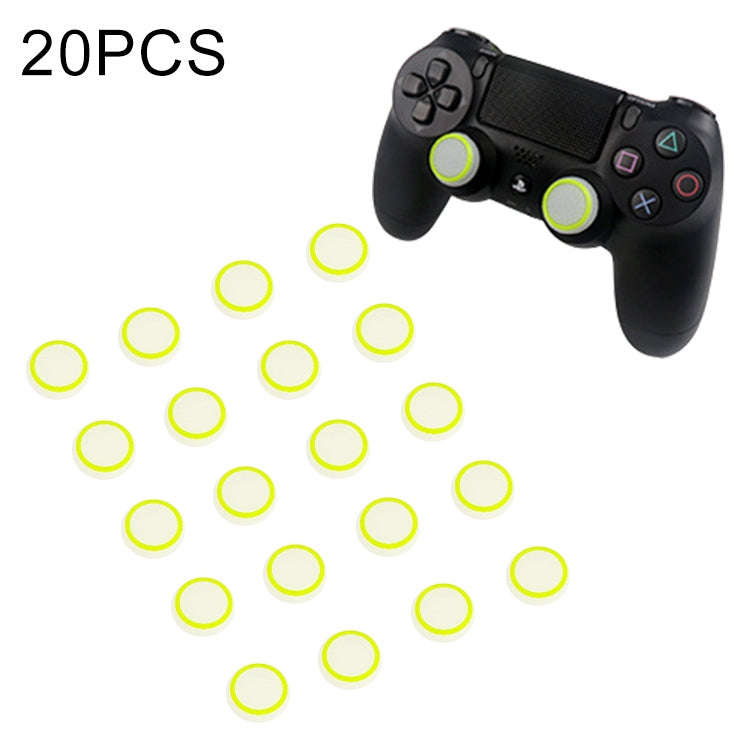 20 PCS Luminous Silicone Protective Cover for PS4 / PS3 / PS2 / XBOX360 / XBOXONE / WIIU Gamepad ...