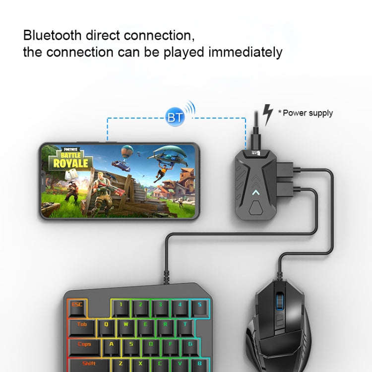 GAMWING MIX Portable Bluetooth 4.0 Keyboard Mouse Converter Eating Chicken Game Auxiliary Tool
