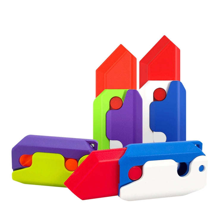 3D Decompression Toy Gravity Luminous Carrot Knife, Colors Shipped Randomly, Luminous