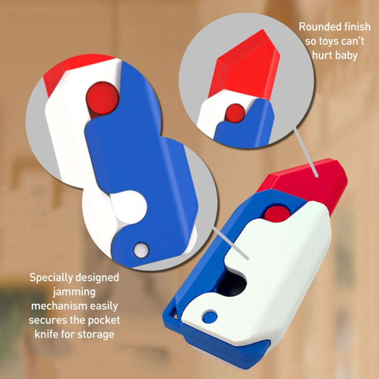 3D Decompression Toy Gravity Luminous Carrot Knife, Colors Shipped Randomly, Luminous