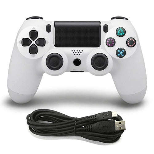 Wired Game Controller for Sony PS4, Blue, White, Black