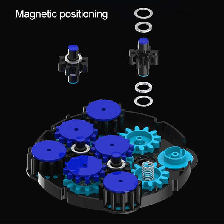 Carbon Fiber Membrane Third-order Magic Cube Children Educational Toys, Sengso Magnetic Clock Cube