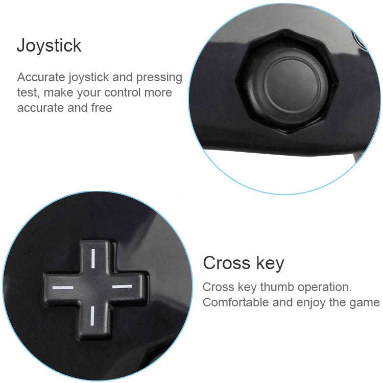 Classic Wired Game Controller Gaming Remote For Nintendo Wii