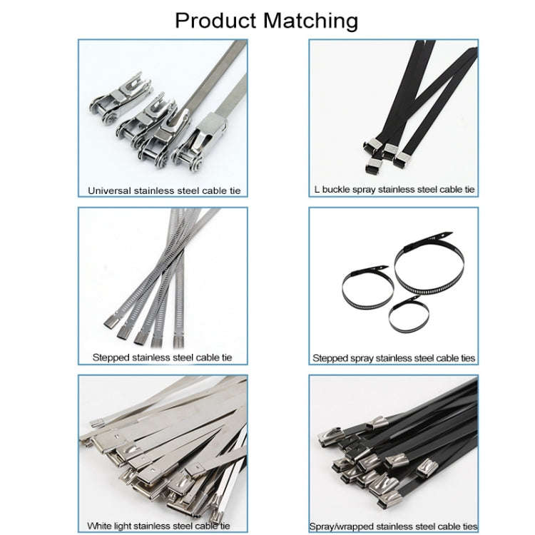 Zip Tie Automatic Tension Cut off Gun Special Pliers Fastening Tool for Stainless Steel Cable Tie...