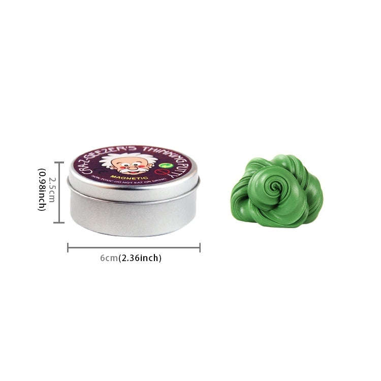 DIY Plasticine Slime Magnetic Rubber Mud Stress Reducer Anti-Anxiety Bouncing Putty Magic Clay Ed...