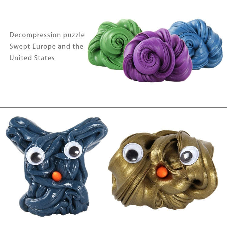 DIY Plasticine Slime Magnetic Rubber Mud Stress Reducer Anti-Anxiety Bouncing Putty Magic Clay Ed...