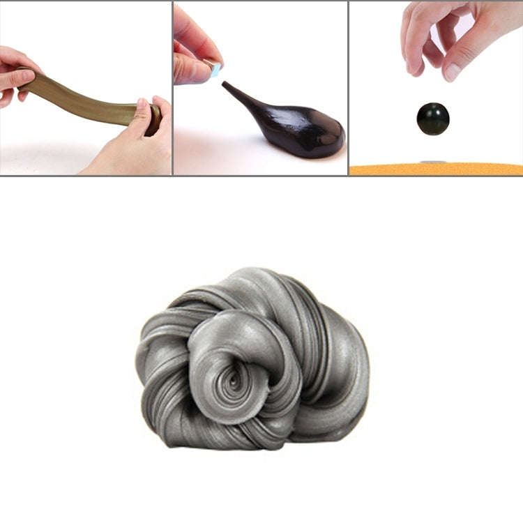 DIY Plasticine Slime Magnetic Rubber Mud Stress Reducer Anti-Anxiety Bouncing Putty Magic Clay Ed...