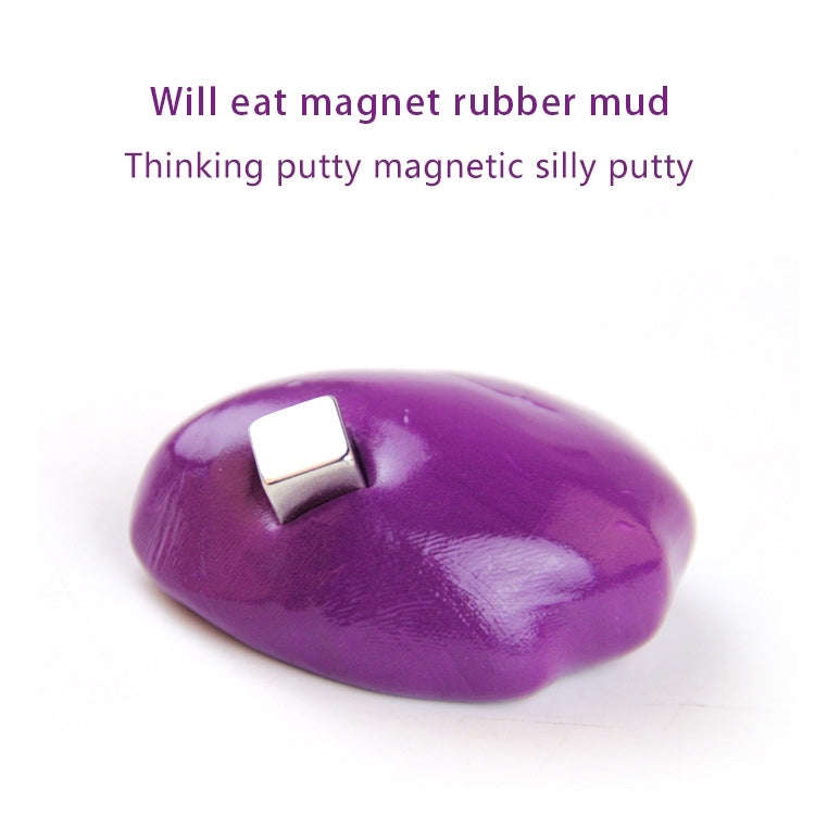 DIY Plasticine Slime Magnetic Rubber Mud Stress Reducer Anti-Anxiety Bouncing Putty Magic Clay Ed...