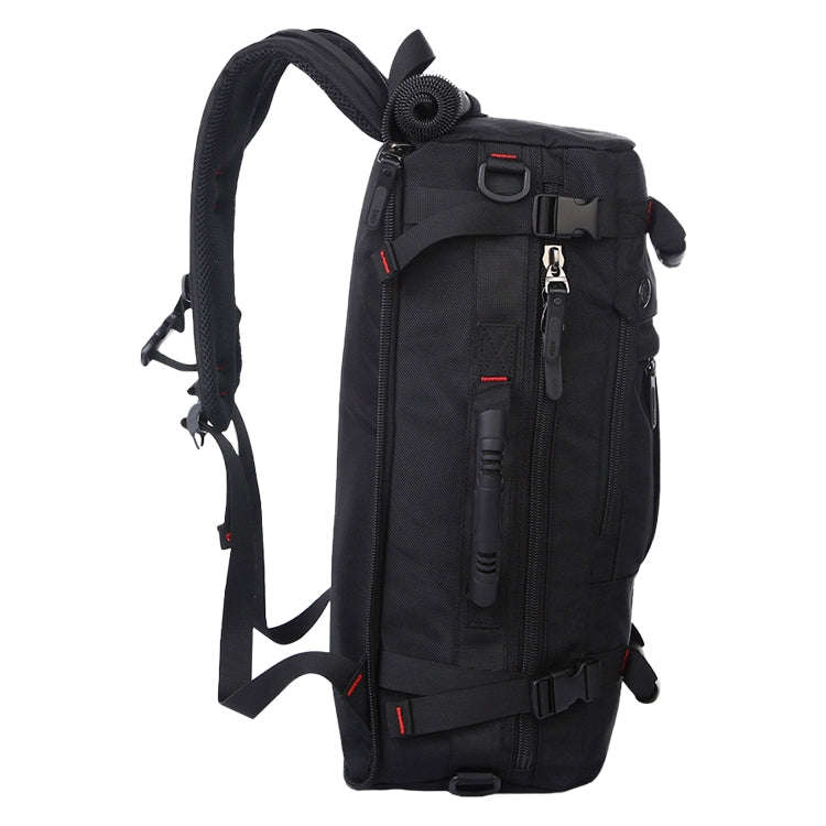 KAKA Large Capacity Backpack Men Travel Bag Leisure Student Waterproof Shoulders Bag with Lock, K...