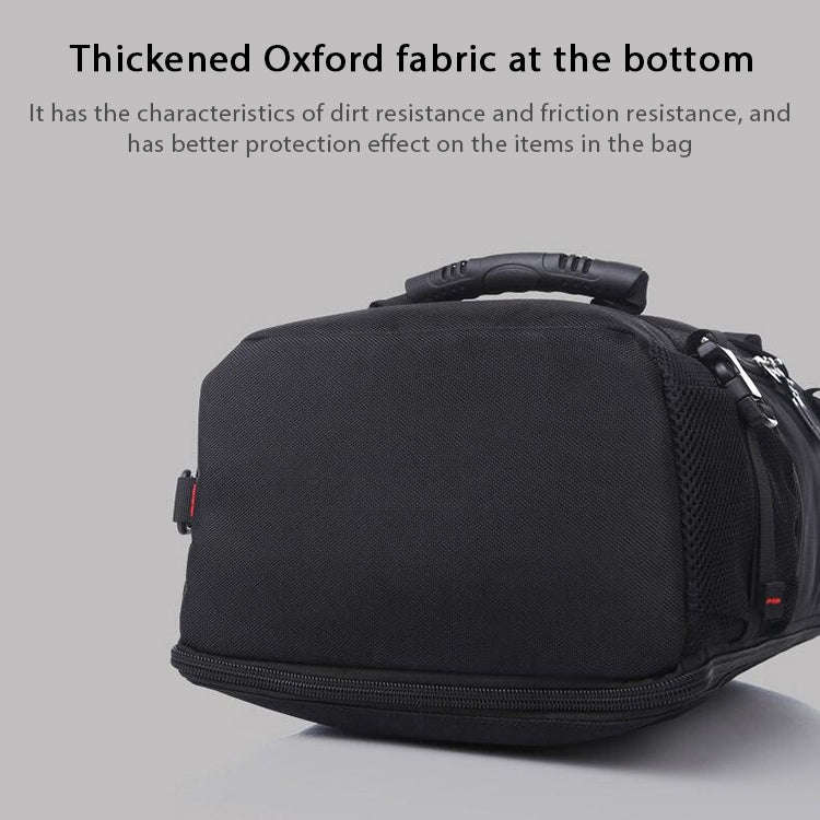 KAKA Large Capacity Backpack Men Travel Bag Leisure Student Waterproof Shoulders Bag with Lock, K...