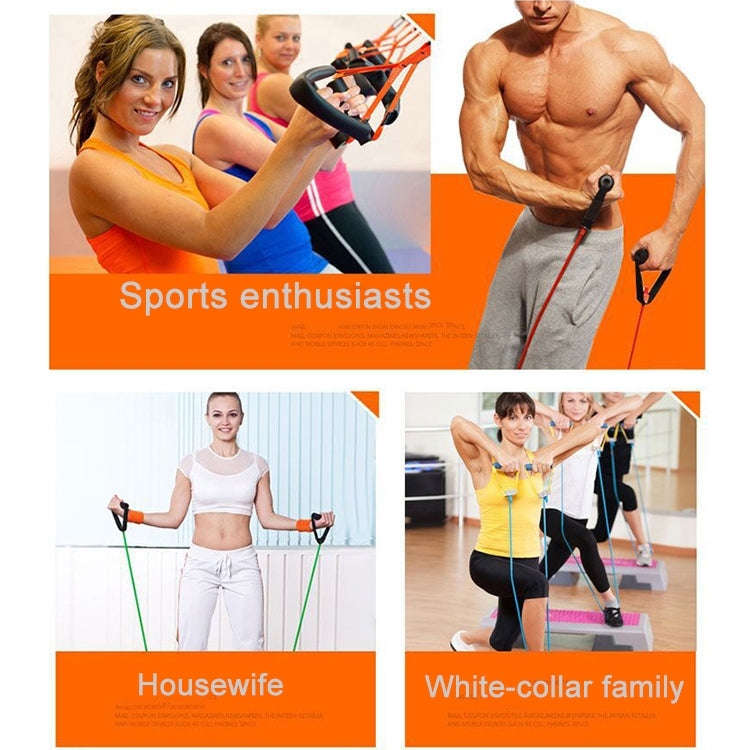 Fitness Exercise Resistance Bands Stretch Elastic Rope Workout Yoga Rally Muscle Training Exercis...