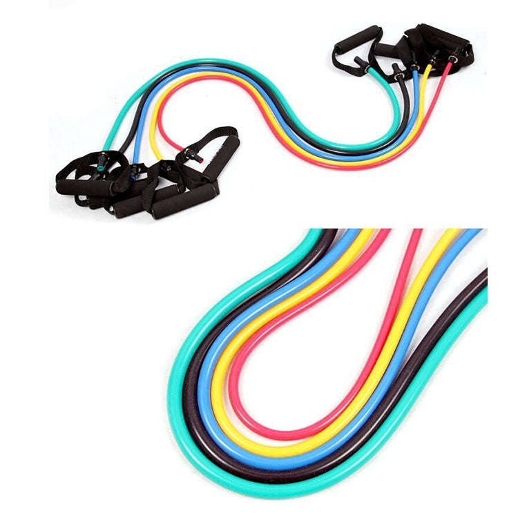 Fitness Exercise Resistance Bands Stretch Elastic Rope Workout Yoga Rally Muscle Training Exercis...