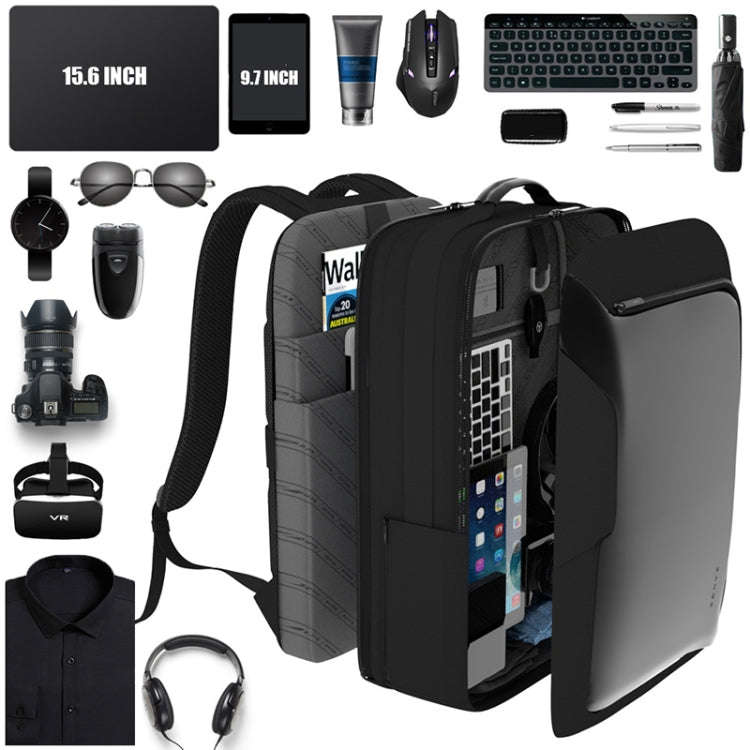 Bange BG-S51 Men Waterproof Large Capacity Backpack with USB Port, Size: 43 x 31 x 16cm, 43 x 31 ...