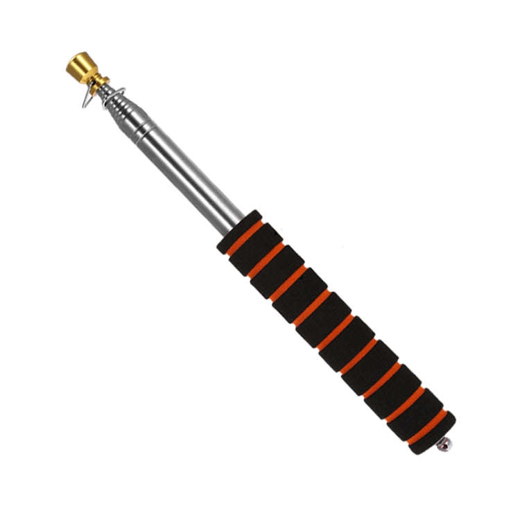 2.5M 11 Knots Multi-function Telescopic Stainless Steel Sponge Golden Head Teaching Stick Guide F...
