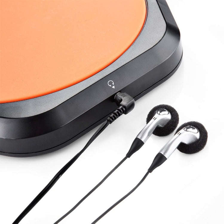 Electronic Dumb Combat Board Trainer Drum Exercise Metronome DS100(Black+Orange), Electronic Drum...