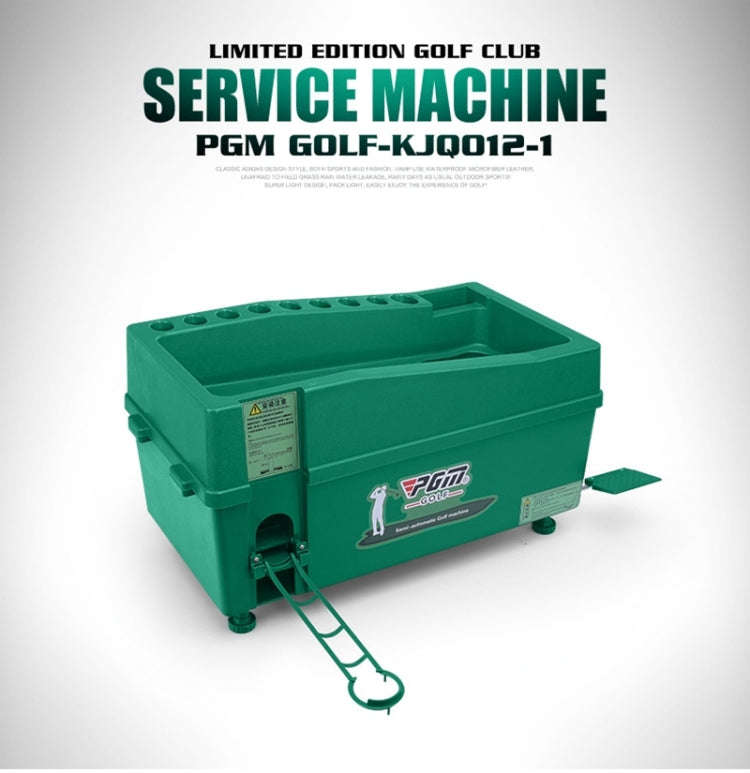PGM Golf Ball Dispenser Automatic Tee Up Machine with Club Rack, Size: 62x32x32cm, 62x32x32cm Green