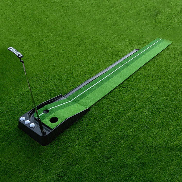 PGM Golf Mini Putting Mat Push Rod Trainer 3m, without Auto Ball Return Fairway, 3m, without Auto...
