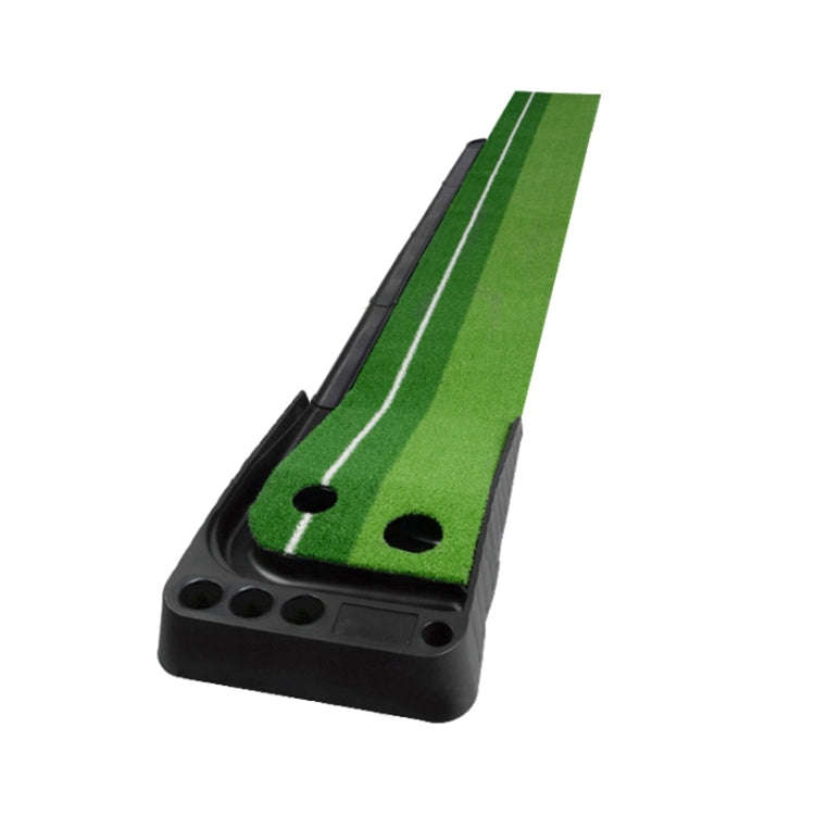PGM Golf Putting Mat Push Rod Trainer 3m, with Three Soft Balls & Three Bicolor Balls & Auto Ball...