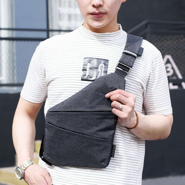 Multi-Function Portable Anti-theft Polyester Business Chest Bag Outdoor Sports Left Shoulder Bag ...
