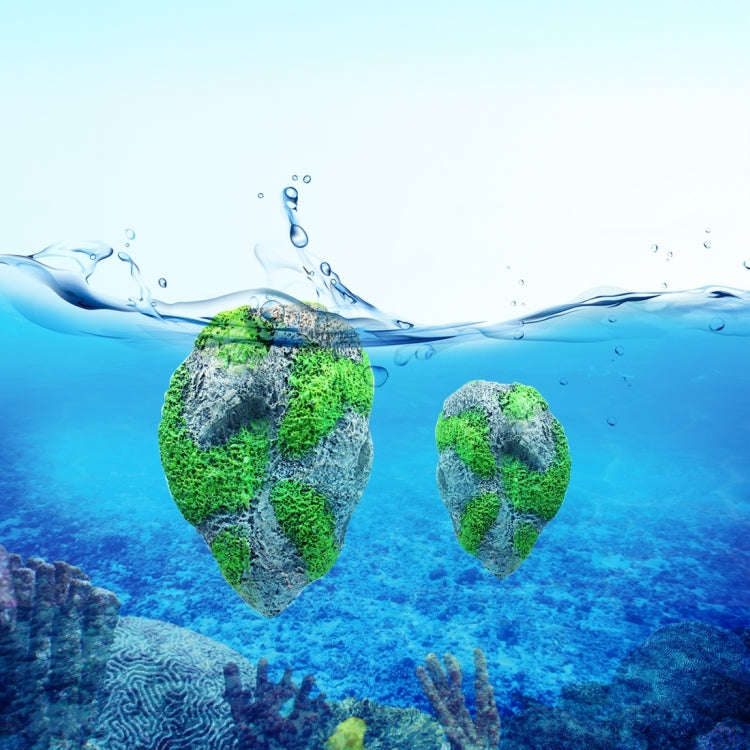 Aquarium Decoration Floating Pumice Suspended Stone Artificial Fish Tank Acuarios Moss Flying Roc...